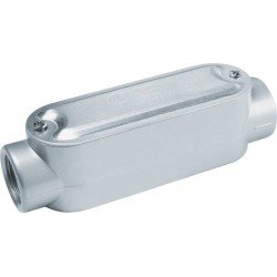 CONDULETE FIXO 1 2 TIPO C - COM TAMPA  ROSCA BSP  COM PINTURA TRAMONTINA