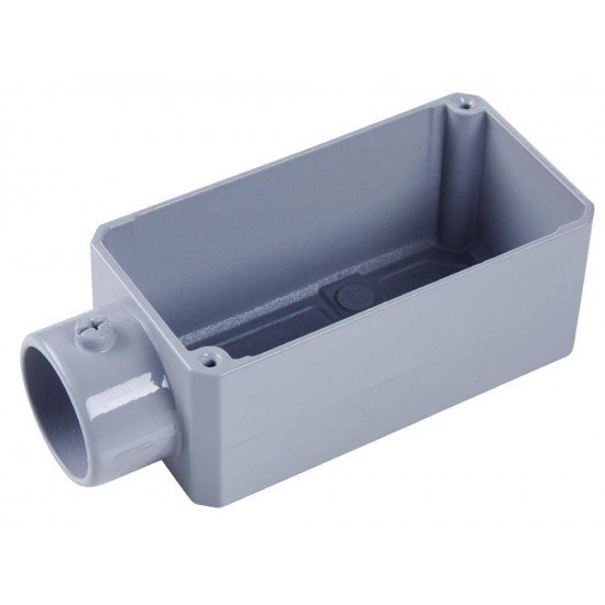 CONDULETE EM ALUMINIO TIPO E DE 1 SEM ROSCA SEM PINTURA TRAMONTINA