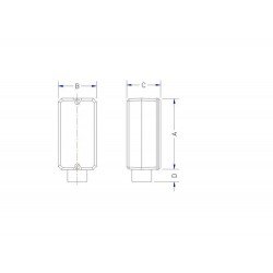CONDULETE EM ALUMINIO TIPO E DE 1.1 2 COM TAMPA COM ROSCA BSP SEM PINTURA TRAMONTINA