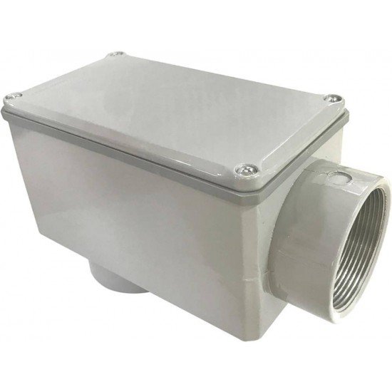 CONDULETE EM ALUMINIO TIPO LB DE 3 COM TAMPA COM ROSCA NPT COM PINTURA EPOXI TRAMONTINA