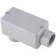 CONDULETE EM ALUMINIO TIPO LB 1.1 2 COM ROSCA BSP COM TAMPA E COM PINTURA EPOXI TRAMONTINA