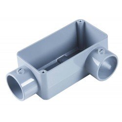 CONDULETE EM ALUMINIO TIPO LL DE 1 SEM ROSCA SEM PINTURA TRAMONTINA