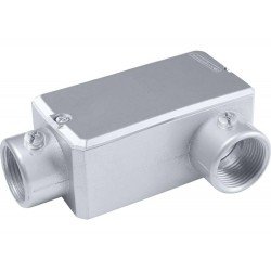 CONDULETE EM ALUMINIO TIPO LL DE 2.1 2 COM TAMPA SEM ROSCA COM PINTURA EPOXI TRAMONTINA