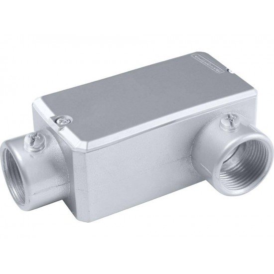 CONDULETE EM ALUMINIO TIPO LL DE 3 COM TAMPA SEM ROSCA COM PINTURA EPOXI TRAMONTINA