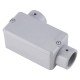 CONDULETE EM ALUMINIO TIPO LL DE 2 COM TAMPA COM ROSCA NPT COM PINTURA EPOXI TRAMONTINA