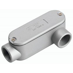 CONDULETE ALUMINIO TIPO LL MOD.AMERICANO DE 1 2 TAMPA C ROSCA BSP PINTURA EPOXI TRAMONTINA