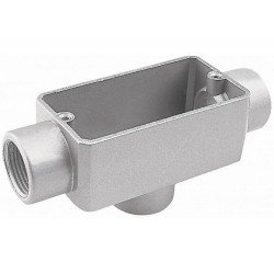 CONDULETE EM ALUMINIO TIPO TB DE 2.1 2 COM TAMPA COM ROSCA BSP SEM PINTURA TRAMONTINA