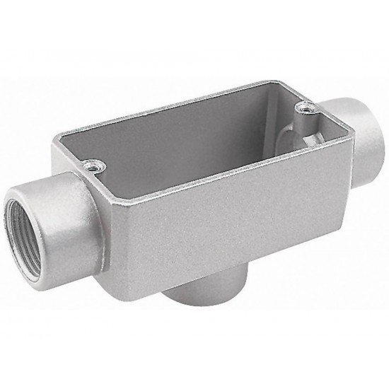 CONDULETE EM ALUMINIO TIPO TB DE 3 4 SEM ROSCA SEM PINTURA TRAMONTINA