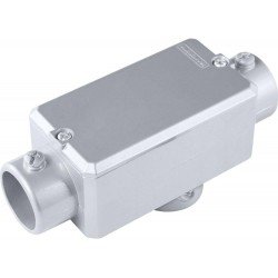 CONDULETE EM ALUMINIO TIPO TB DE 2.1 2 COM TAMPA SEM ROSCA COM PINTURA EPOXI TRAMONTINA