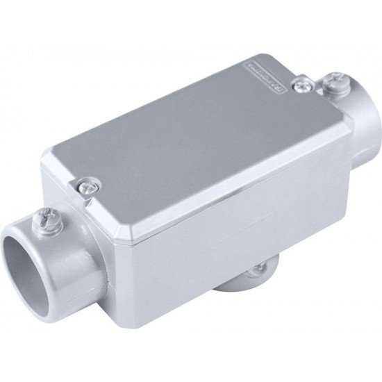 CONDULETE EM ALUMINIO TIPO TB DE 2.1 2 COM TAMPA SEM ROSCA COM PINTURA EPOXI TRAMONTINA