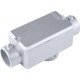 CONDULETE EM ALUMINIO TIPO TB DE 2.1 2 COM TAMPA SEM ROSCA COM PINTURA EPOXI TRAMONTINA
