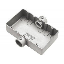 KIT 6 UNI CONDULETE TRIPLO EM ALUMINIO TIPO CT DE 3 4 COM ROSCA COM PINTURA EPOXI TRAMONTINA