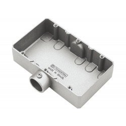 KIT 6 UNI CONDULETE TRIPLO EM ALUMINIO TIPO ET DE 3 4 COM ROSCA COM PINTURA EPOXI TRAMONTINA