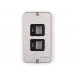 KIT 6 UNI TAMPA 2 POSTOS CENTRAL 20X17 RJ45 ALUMI PARA CONDULETE 1 2 E 3 4 SPINTURA EPOXI TRAMONTINA