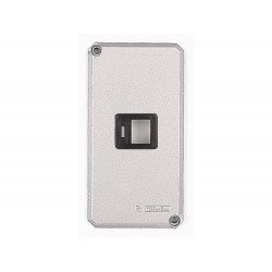 TAMPA 1 POSTO CENTRAL 20X17 RJ 45 EM ALUMINIO PARA CONDULETE 1 PINTURA EPOXI TRAMONTINA