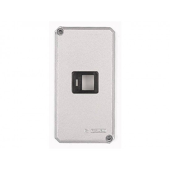 TAMPA 1 POSTO CENTRAL 20X17 RJ 45 EM ALUMINIO PARA CONDULETE 1 PINTURA EPOXI TRAMONTINA