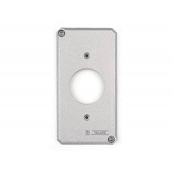 TAMPA 1 POSTO REDONDO EM ALUMINIO PARA CONDULETE 1 COM PINTURA EPOXI TRAMONTINA