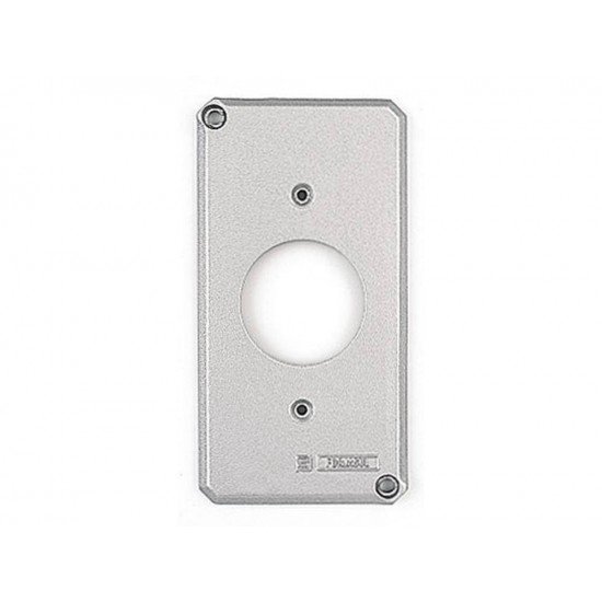 TAMPA 1 POSTO REDONDO EM ALUMINIO PARA CONDULETE 1 SEM PINTURA TRAMONTINA