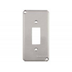 TAMPA 1 POSTO VERTICAL EM ALUMINIO PARA CONDULETE 1 COM PINTURA EPOXI TRAMONTINA