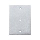 TAMPA 4X2 EM ALUMINIO COM FURO PASSADOR DE TELEFONE COM PINTURA EPOXI CROMADA TRAMONTINA