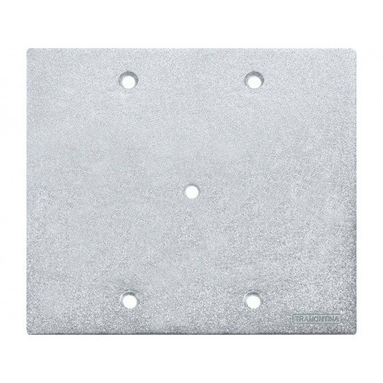 KIT 6 UNI TAMPA 4X4 EM ALUMINIO COM FURO PASSADOR DE TELEFONE COM PINTURA EPOXI CROMADA TRAMONTINA