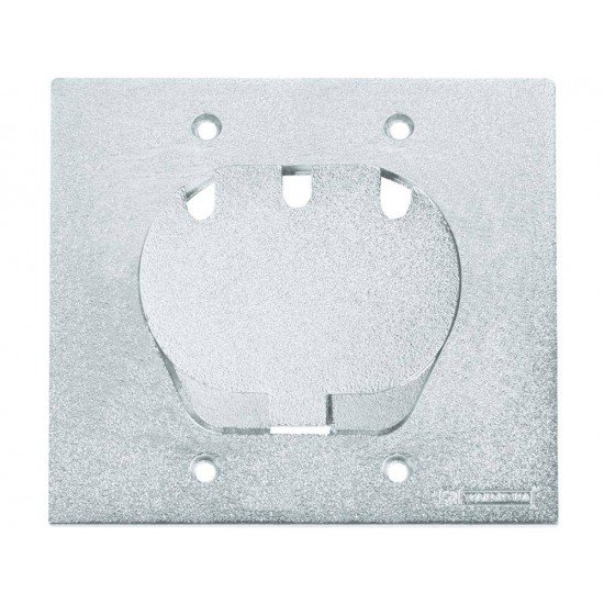 TAMPA 4X4 EM ALUMINIO COM 1 UNHA PARA TOMADA RJ45 COM PINTURA EPOXI CROMADA TRAMONTINA