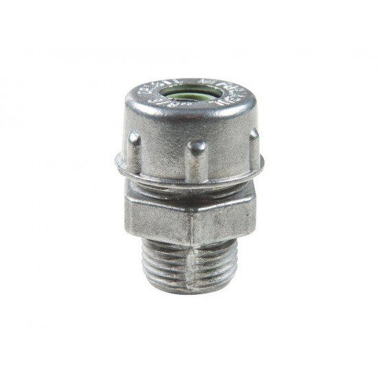KIT 6 UNI PRENSA CABO EM ALUMINIO BUCHA DE BORRACHA CINZA DE 1 2 PARA CABO DE 5,5 A 8MM TRAMONTINA