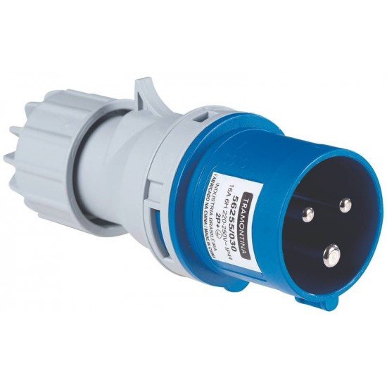 PLUGUE MOVEL INDUSTRIAL 2PMAIST 16 A 220 250 VCA 6 H TRAMONTINA