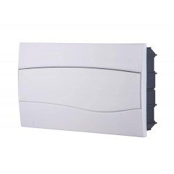 QUADROS DE DISTRIBUICAO EMBUTIR 18 DISJUNTOR DIN BRANCO TRAMONTINA