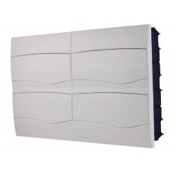 QUADROS DE DISTRIBUICAO EMBUTIR 48 DISJUNTOR DIN BRANCO TRAMONTINA