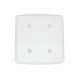 PLACA 4X4 EM TERMOPLASTICO CEGA LINHA LUX2 BRANCA TRAMONTINA