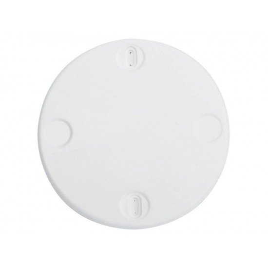 KIT 6 UNI TAMPA 4X4 EM TERMOPLASTICO REDONDA PARA TETO LINHA LUX BRANCA TRAMONTINA