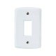 PLACA 4X2 EM TERMOPLASTICO COM 1 POSTO VERTICAL LINHA LUX2 BRANCA TRAMONTINA