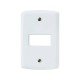 PLACA 4X2 EM TERMOPLASTICO COM 1 POSTO HORIZONTAL LINHA LUX2 BRANCA TRAMONTINA