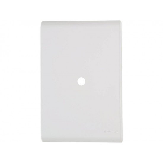 PLACA + SUPORTE 4X2 EM TERMOPLASTICO 1 FURO 9,5MM LINHA LIZ BRANCA TRAMONTINA