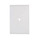 PLACA + SUPORTE 4X2 EM TERMOPLASTICO 1 FURO 9,5MM LINHA LIZ BRANCA TRAMONTINA