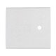 PLACA + SUPORTE 4X4 EM TERMOPLASTICO 1 FURO 9,5MM LINHA LIZ BRANCA TRAMONTINA