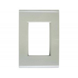 PLACA + SUPORTE EM TERMOPLASTICO 3 POSTOS JUNTOS LINHA LIZ VERDE ARDOSIA TRAMONTINA