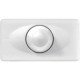 VARIADOR DE LUMINOSIDADE EM TERMOPLASTICO C COMPON METAL SISTEMA MODULAR BRANCO TRAMONTINA BIVOLT