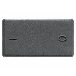 INTERRUPTOR BIPOLAR SIMPLES TERMOPLAS COMP MET 10A 250V LINHA IZY FLAT GRAFITE TRAMONTINA