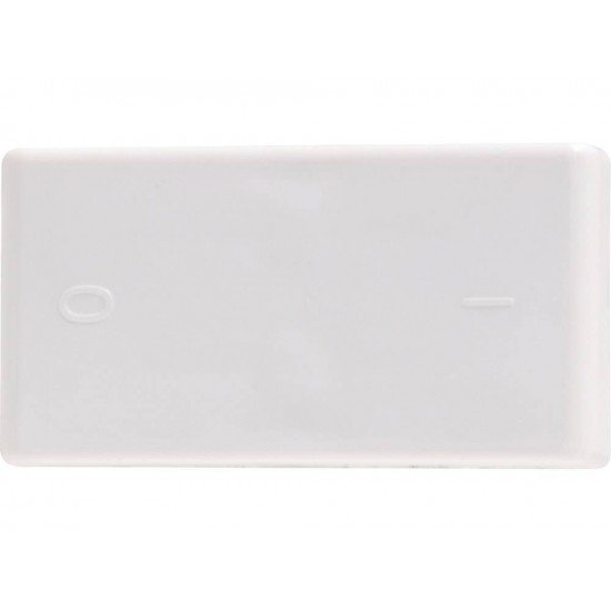 INTERRUPTOR BIPOLAR SIMPLES TERM COMPON METAL 10A 250V SISTEMA MODULAR BRANCO TRAMONTINA