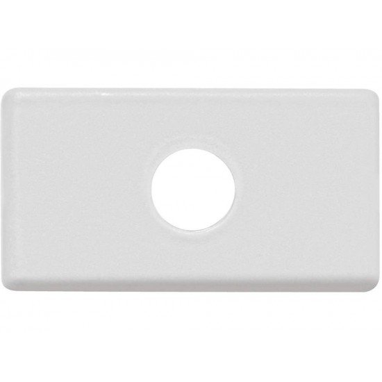 KIT 50 UNI TAMPO 1 FURO 9,5MM EM TERMOPLASTICO SISTEMA MODULAR BRANCO TRAMONTINA