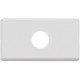 KIT 50 UNI TAMPO 1 FURO 9,5MM EM TERMOPLASTICO SISTEMA MODULAR BRANCO TRAMONTINA