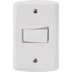 CONJUNTO 4X2 LUX2 1 INTERRUPTOR SIMPLES HORIZONTAL 10A 250V~ TRAMONTINA