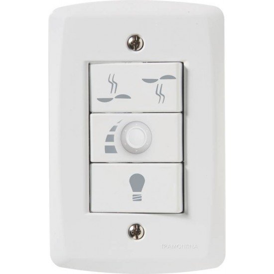CONJUNTO 4X2 - VARIADOR DE VENTILADOR TRAMONTINA 127V