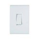 CONJUNTO PLACA 4X2 + 1 INTER BIPOLAR SIMPLES TERMOPL 10A 250V LINHA LIZ BRANCO TRAMONTINA