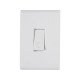 CONJUNTO PLACA 4X2 + 1 PULSADOR CAMPAINHA TERMOPL 10A 250V LINHA LIZ BRANCO TRAMONTINA