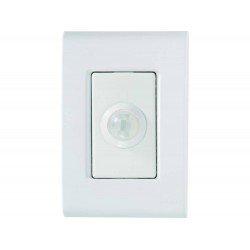 CONJUNTO PLACA 4X2 + DETECTOR DE PRESENÇA EM TERMOPLASTICO LINHA LIZ BRANCO TRAMONTINA BIVOLT