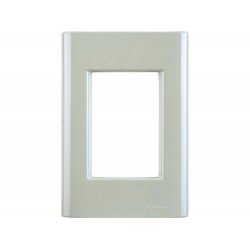 PLACA + SUPORTE 4X2 EM TERMOPLASTICO 3 POSTOS LINHA GIZ VERDE ARDOSIA TRAMONTINA