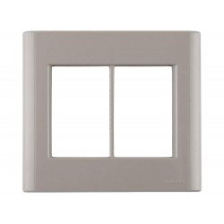 PLACA + SUPORTE 4X4 EM TERMOPLASTICO 6 POSTOS LINHA GIZ FENDI TRAMONTINA